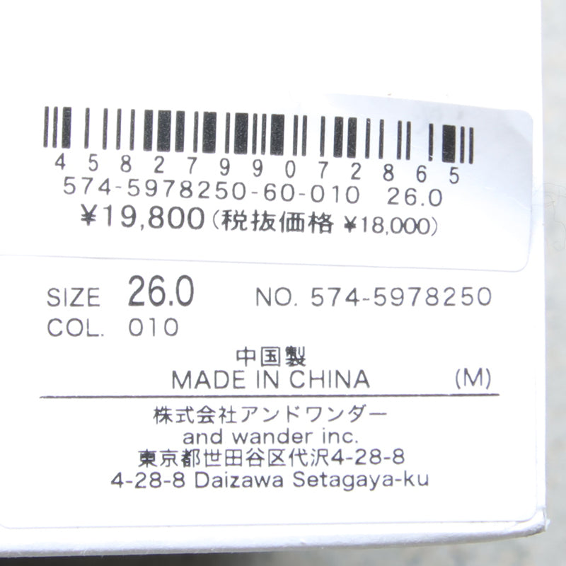 and wander(アンドワンダー) Ny JQ tape sandals 画像28