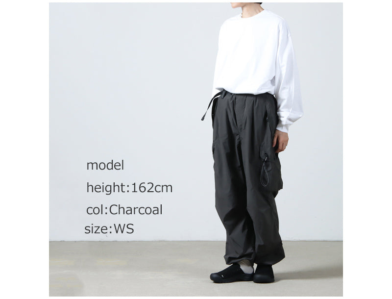 and wander(アンドワンダー) oversized cargo pants 画像33