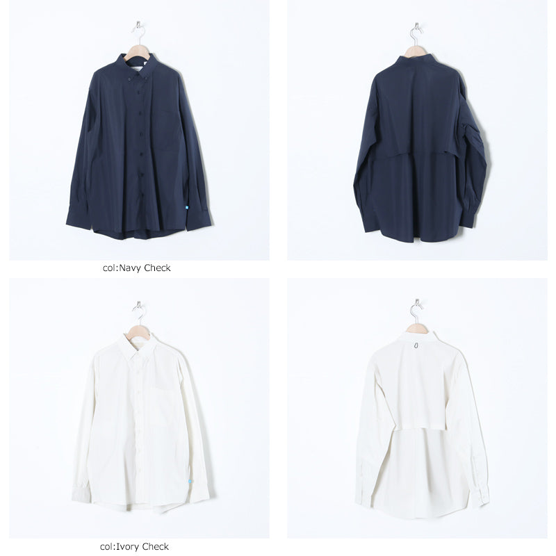 ペーパースカイウェア マガジンチェックビッグシャツ - PAPERSKY WEAR MAGAZINE CHECK BIG SHIRT /