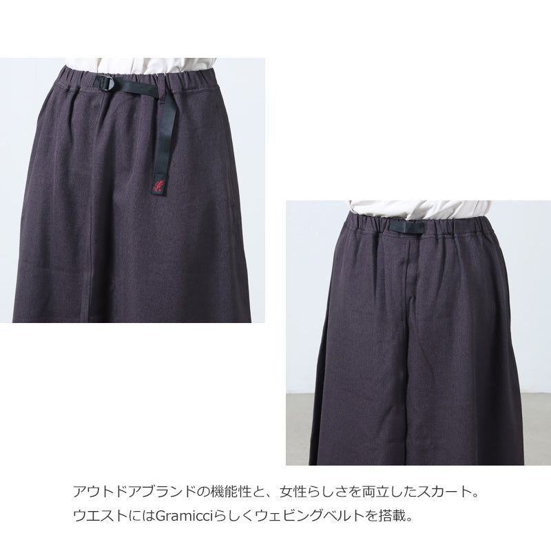 GRAMICCI(グラミチ) WOOL LIKE FLARE SKIRT 画像4