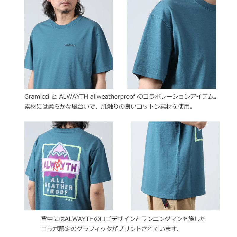 GRAMICCI(グラミチ) Gramicci×ALL WEATHER PROOF ORIGINAL GRAPHIC S/S TEE 1 画像4