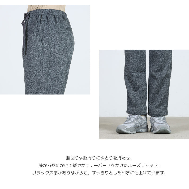GRAMICCI(グラミチ) BONDING KNIT FLEECE EAZY TAPERED PANT 画像5