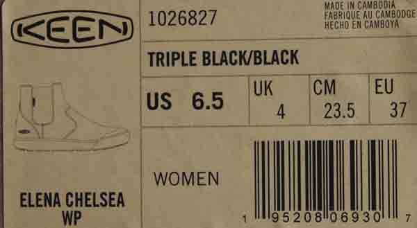 KEEN(キーン) ELENA CHELSEA WP #UNISEX 画像13
