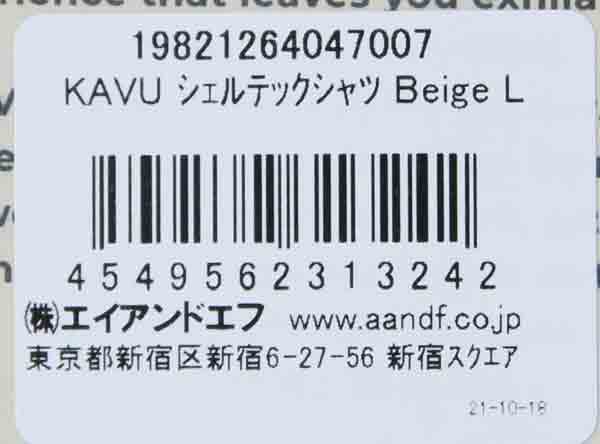 KAVU(カブー) SHELTECH SHIRTS 画像30