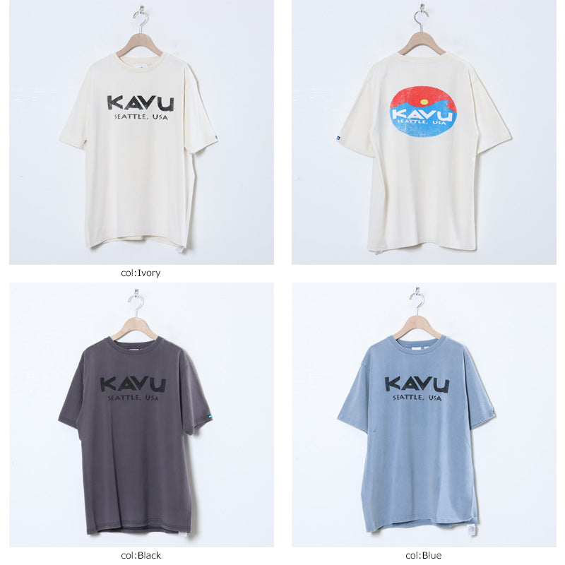 KAVU(カブー) Surf Logo Tee 画像2