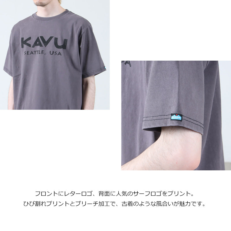 KAVU(カブー) Surf Logo Tee 画像4