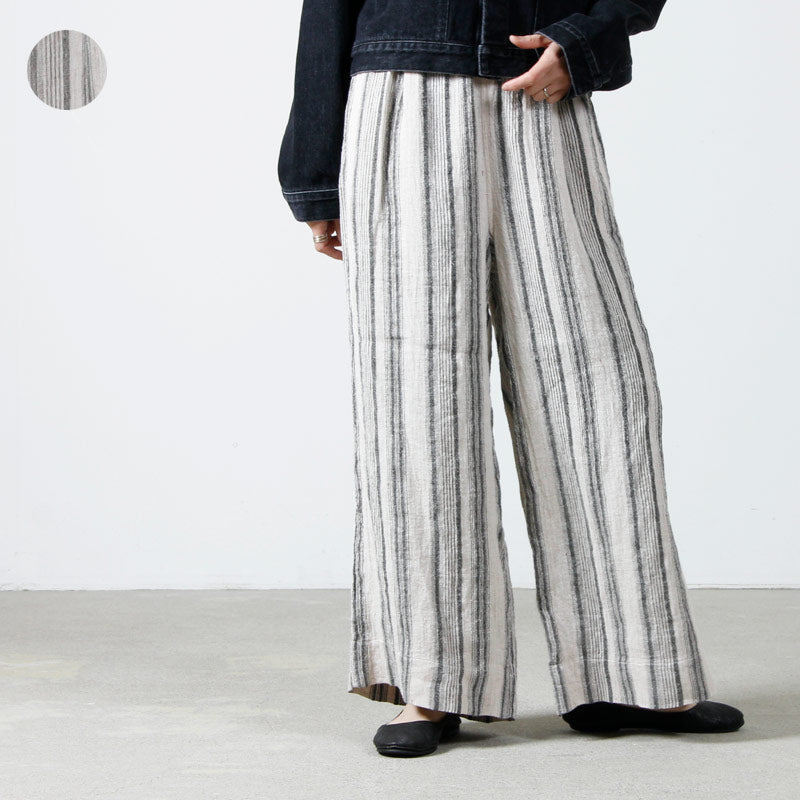 snow peak(スノーピーク) Linen Silk Striped Pants