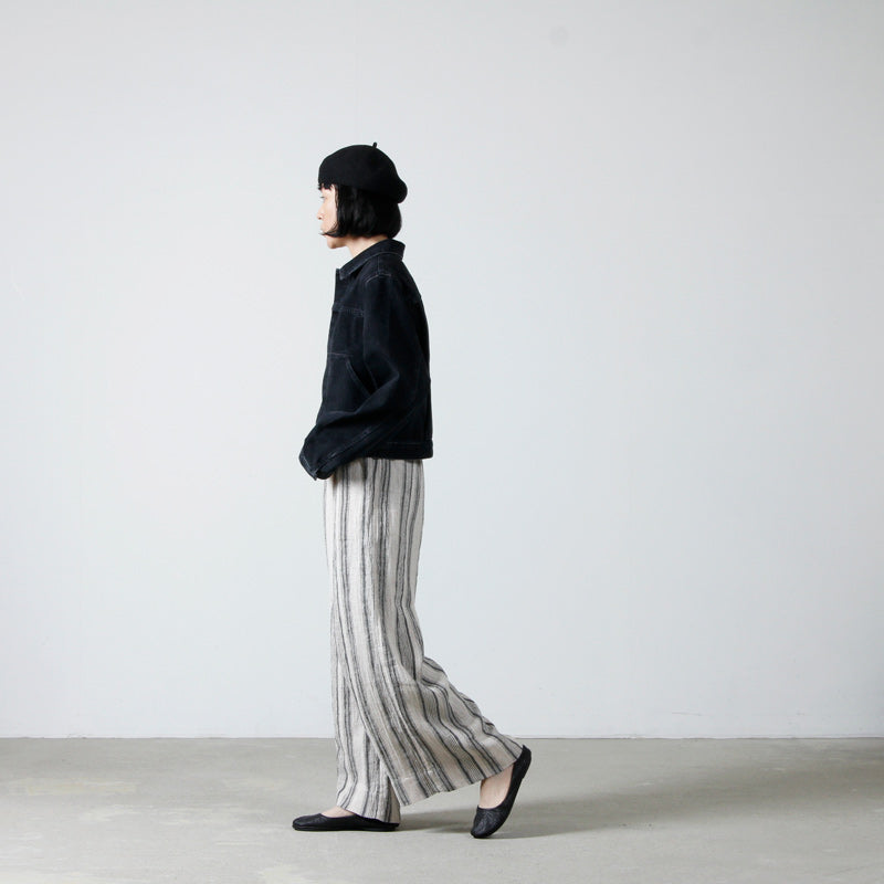snow peak(スノーピーク) Linen Silk Striped Pants 画像19