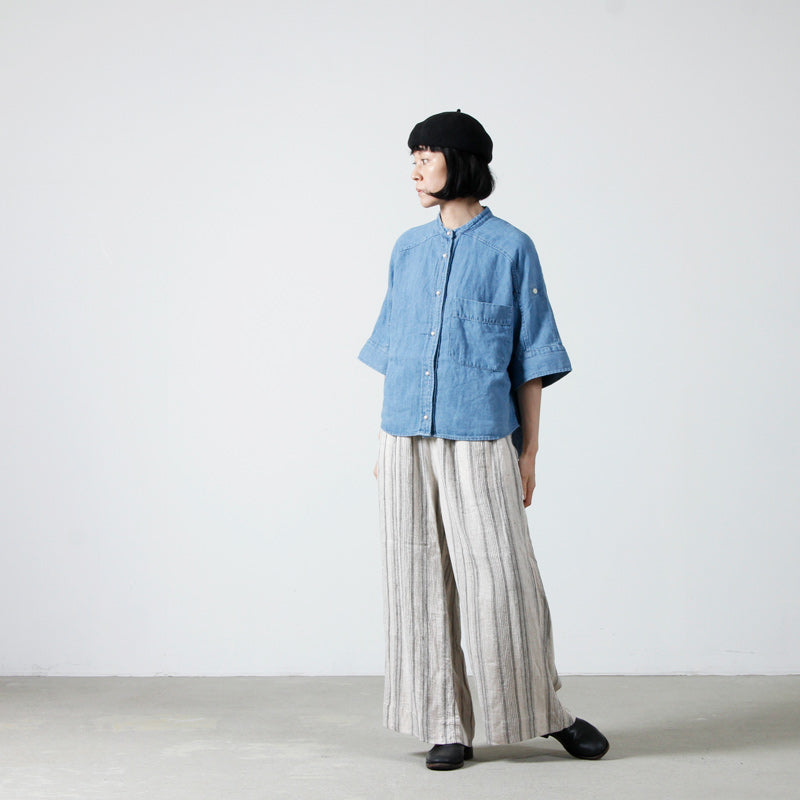 snow peak(スノーピーク) Linen Silk Striped Pants 画像20
