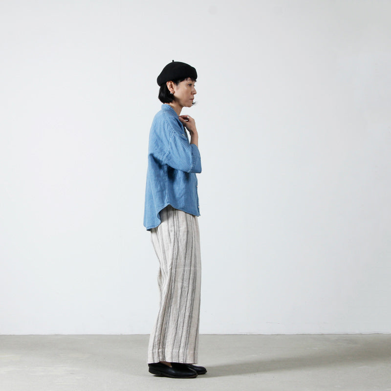 snow peak(スノーピーク) Linen Silk Striped Pants 画像21