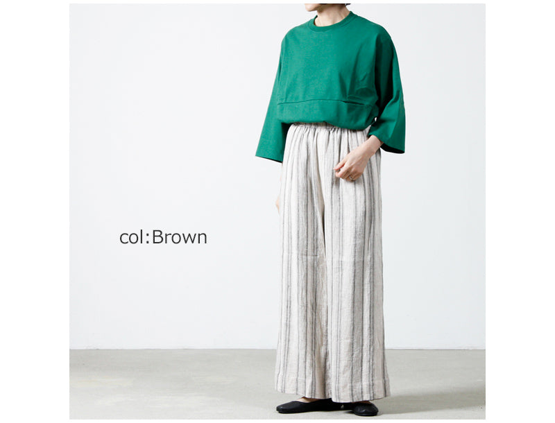 snow peak(スノーピーク) Linen Silk Striped Pants 画像23