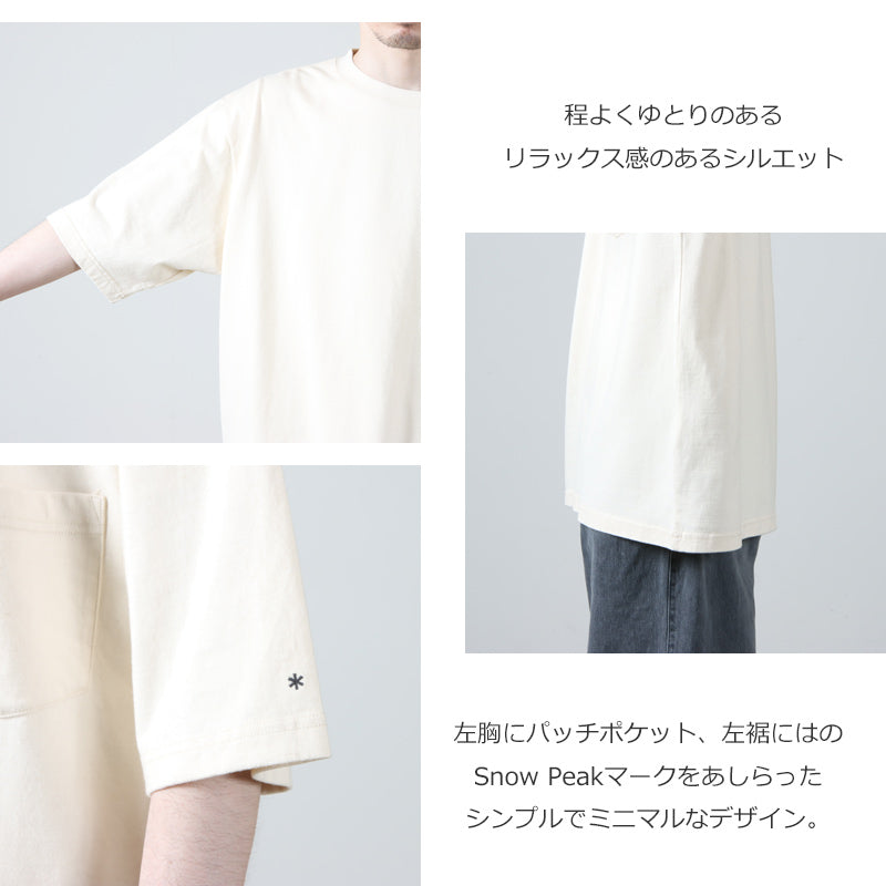 snow peak(スノーピーク) Recycled Cotton Heavy T-Shirt 画像5