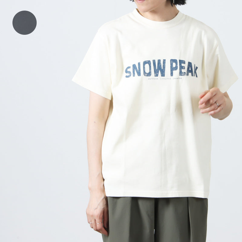 snow peak(スノーピーク) Recycled Cotton Dyed T-Shirt SP