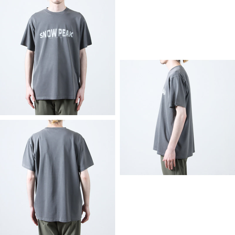 snow peak(スノーピーク) Recycled Cotton Dyed T-Shirt SP 画像4