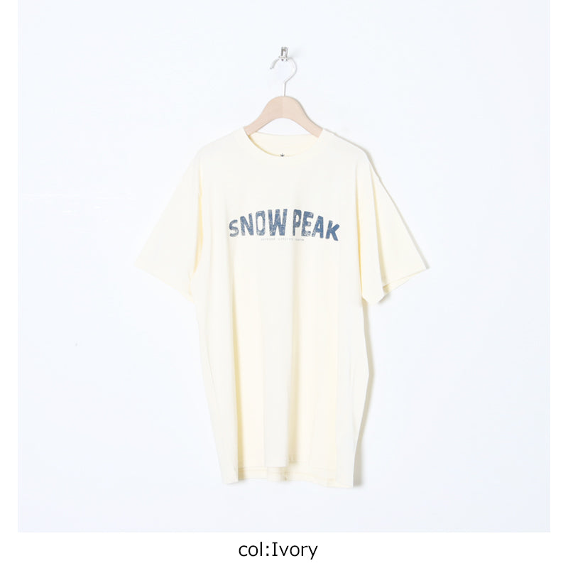 snow peak(スノーピーク) Recycled Cotton Dyed T-Shirt SP 画像16