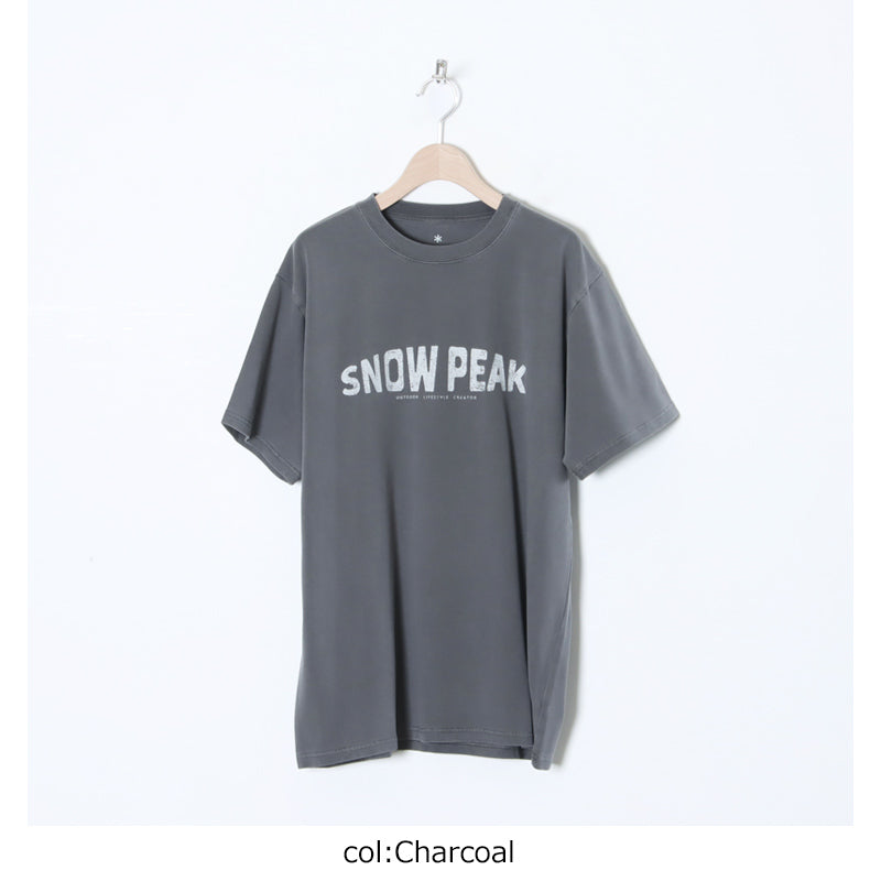 snow peak(スノーピーク) Recycled Cotton Dyed T-Shirt SP 画像18