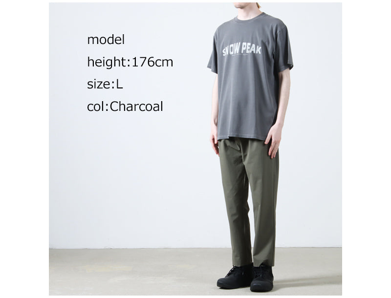 snow peak(スノーピーク) Recycled Cotton Dyed T-Shirt SP 画像25