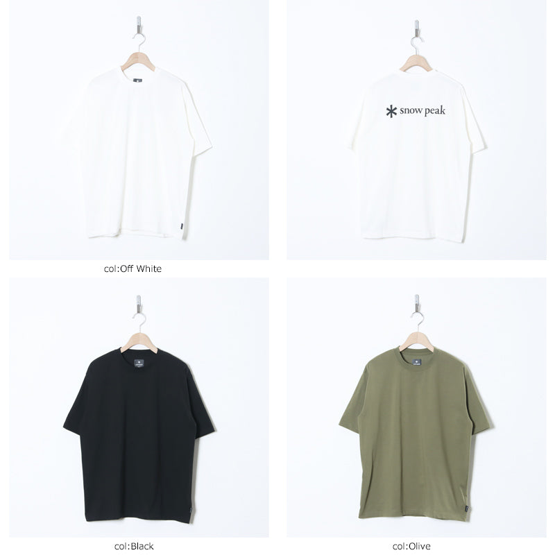 snow peak(スノーピーク) New Standard Back Printed Logo T-Shirt 画像2