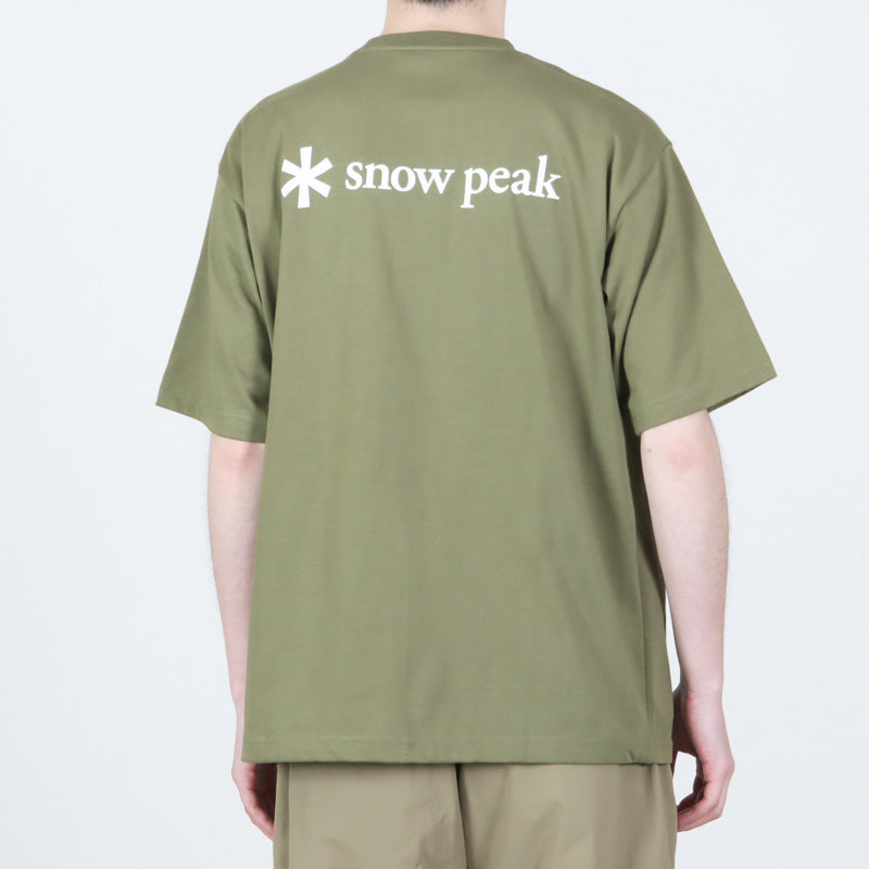snow peak(スノーピーク) New Standard Back Printed Logo T-Shirt 画像13