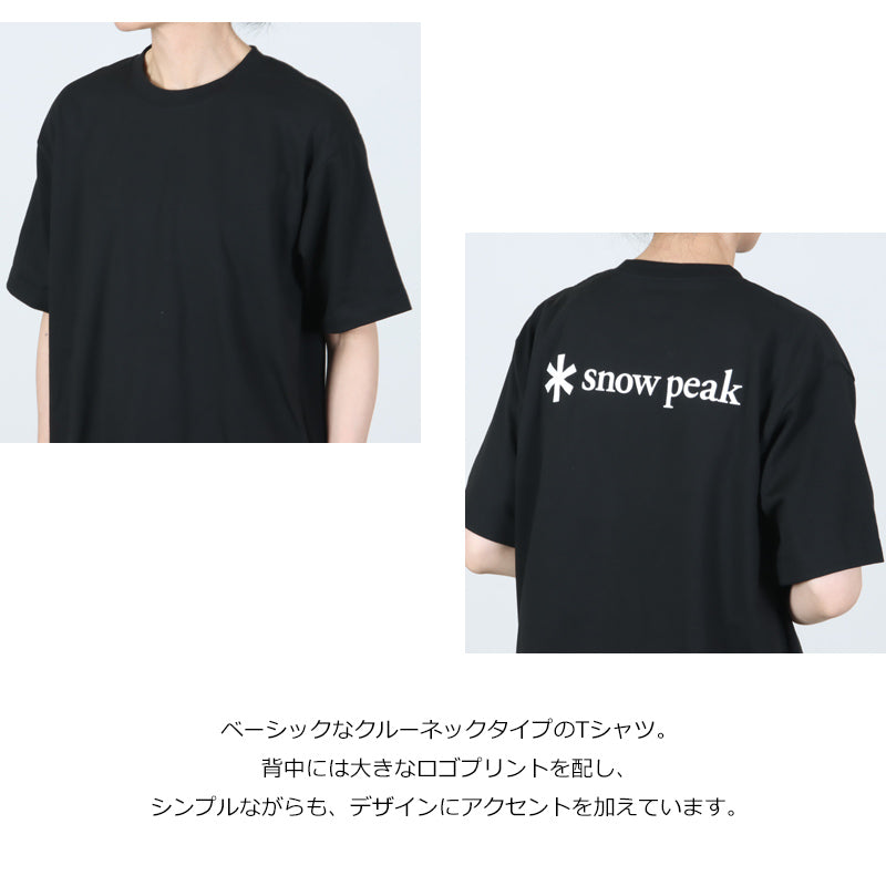 snow peak(スノーピーク) New Standard Back Printed Logo T-Shirt 画像5