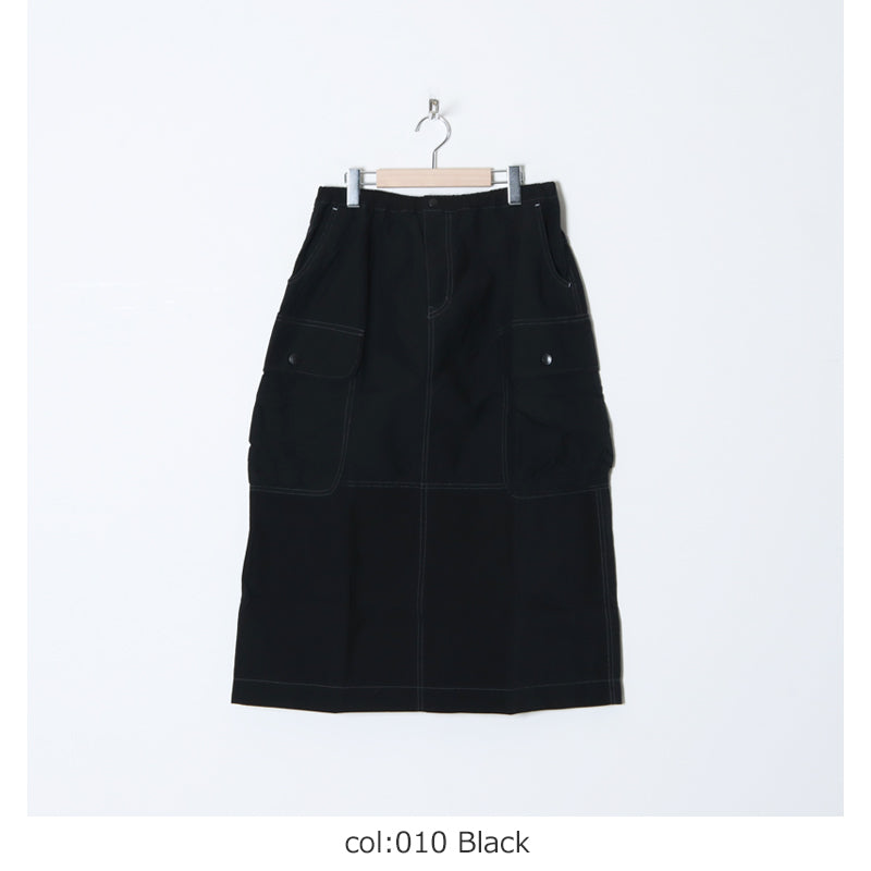 and wander(アンドワンダー) CORDURA rip mix skirt 画像15