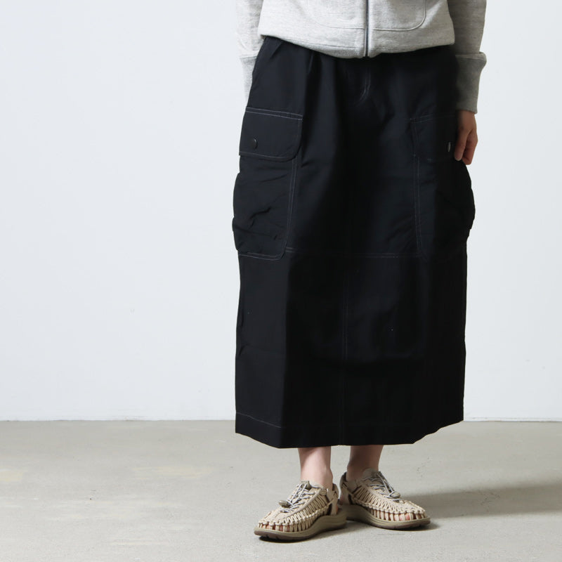 and wander(アンドワンダー) CORDURA rip mix skirt 画像6