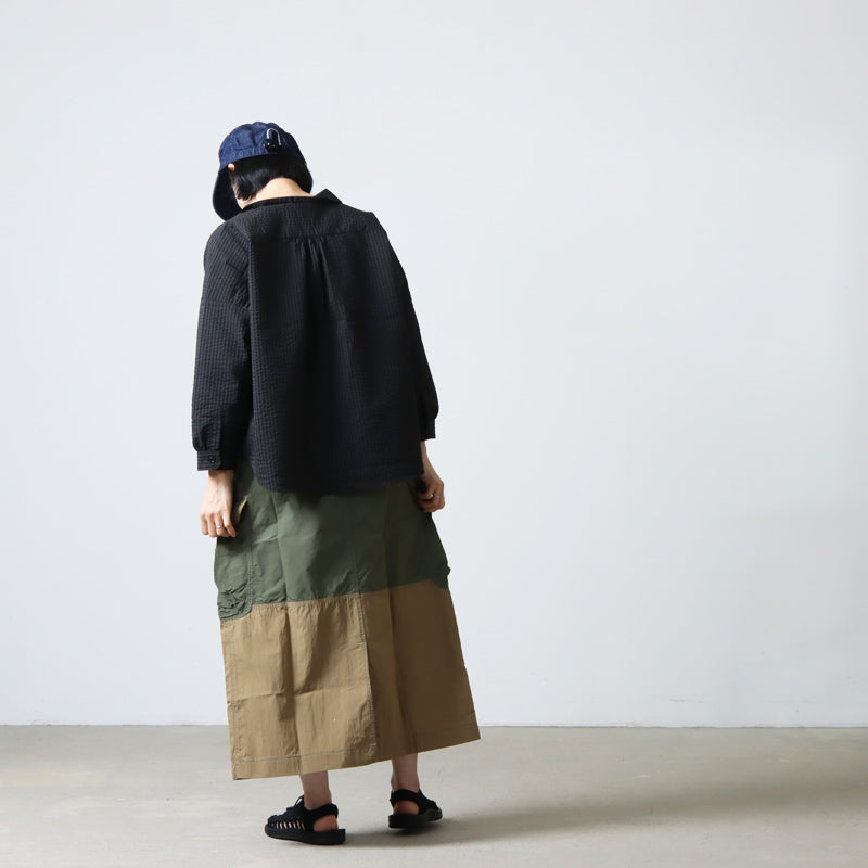 and wander(アンドワンダー) CORDURA rip mix skirt 画像9
