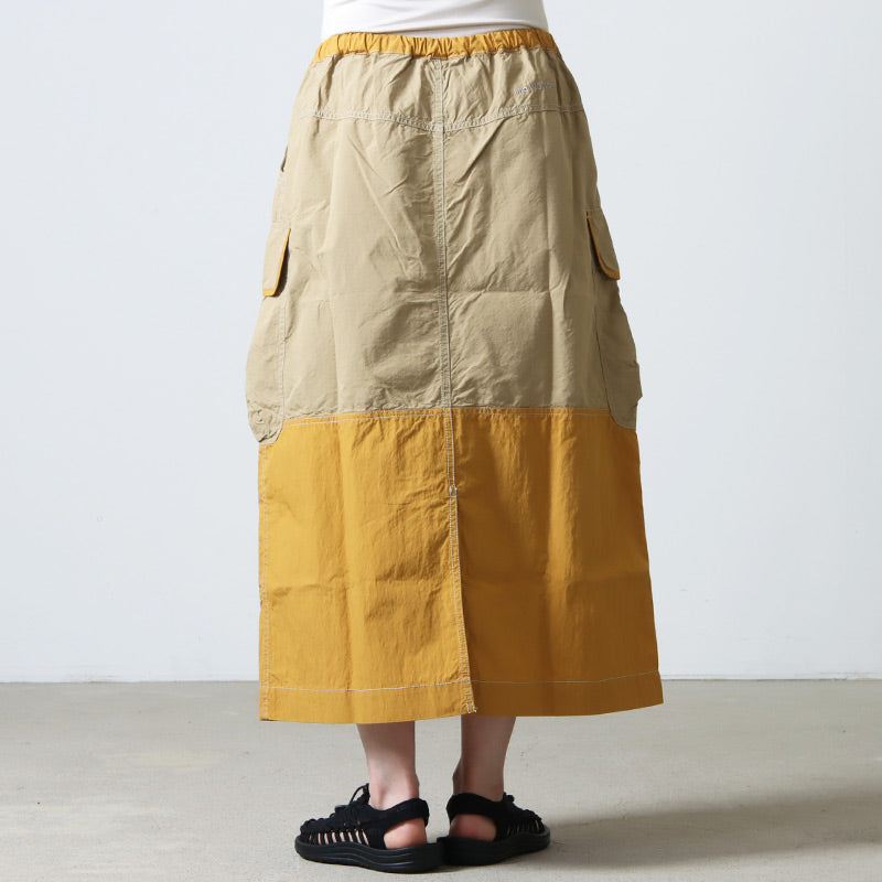 and wander(アンドワンダー) CORDURA rip mix skirt 画像12