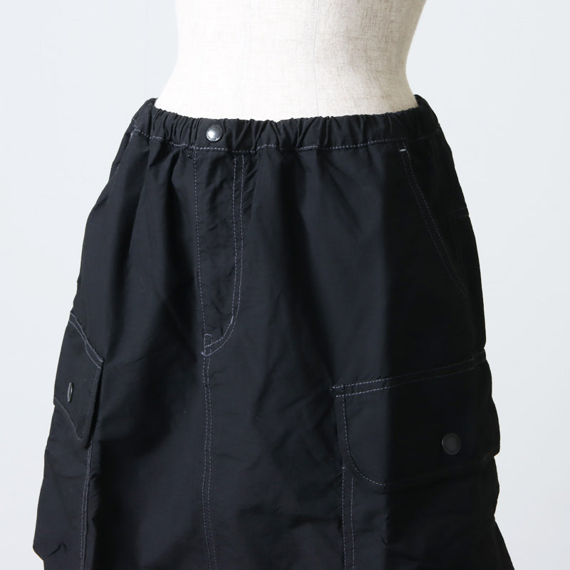 and wander(アンドワンダー) CORDURA rip mix skirt 画像14