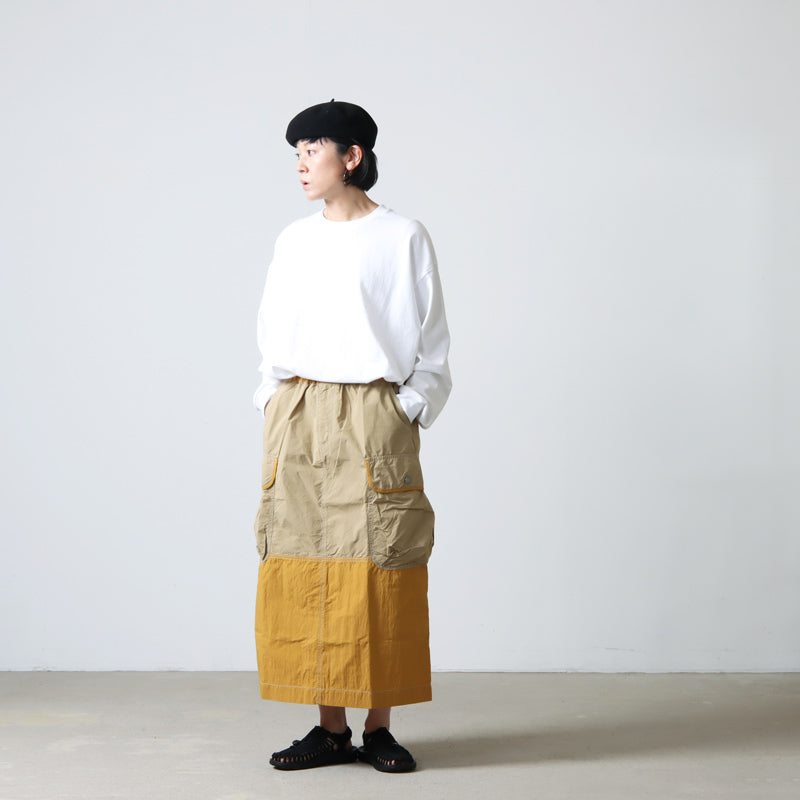 and wander(アンドワンダー) CORDURA rip mix skirt 画像21