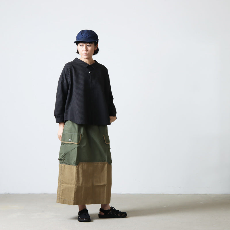 and wander(アンドワンダー) CORDURA rip mix skirt 画像23