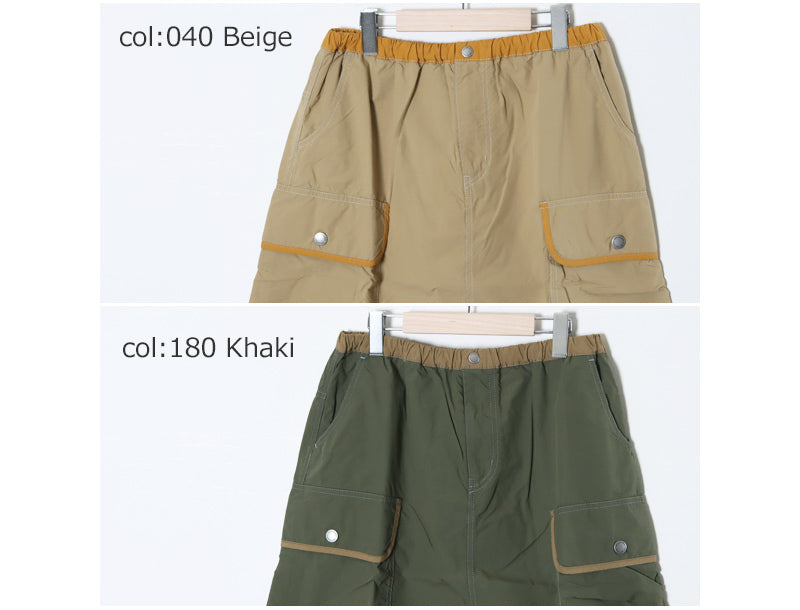 and wander(アンドワンダー) CORDURA rip mix skirt 画像26