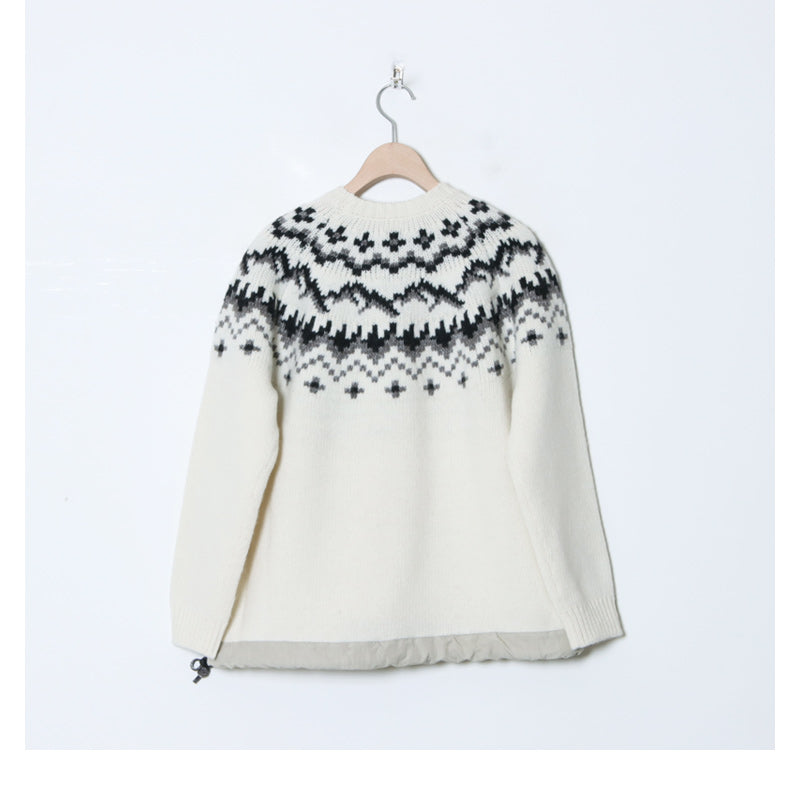and wander(アンドワンダー) lopi knit sweater for Women 画像16