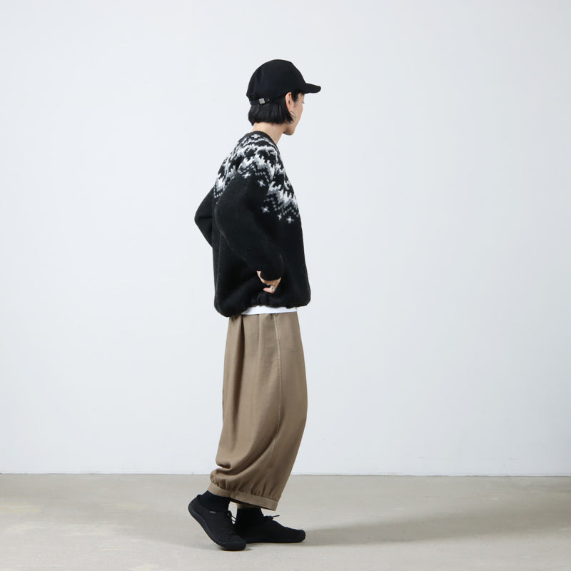 and wander(アンドワンダー) lopi knit sweater for Women 画像22