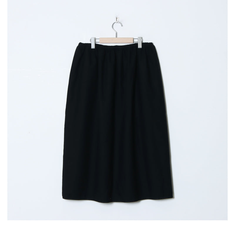 and wander(アンドワンダー) REWOOL tweed skirt 画像16