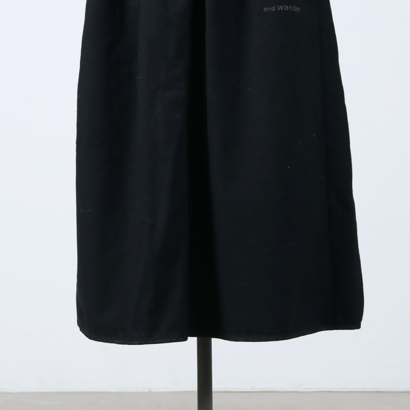 and wander(アンドワンダー) REWOOL tweed skirt 画像29