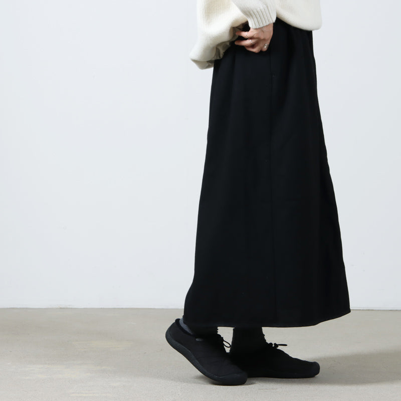 and wander(アンドワンダー) REWOOL tweed skirt 画像7