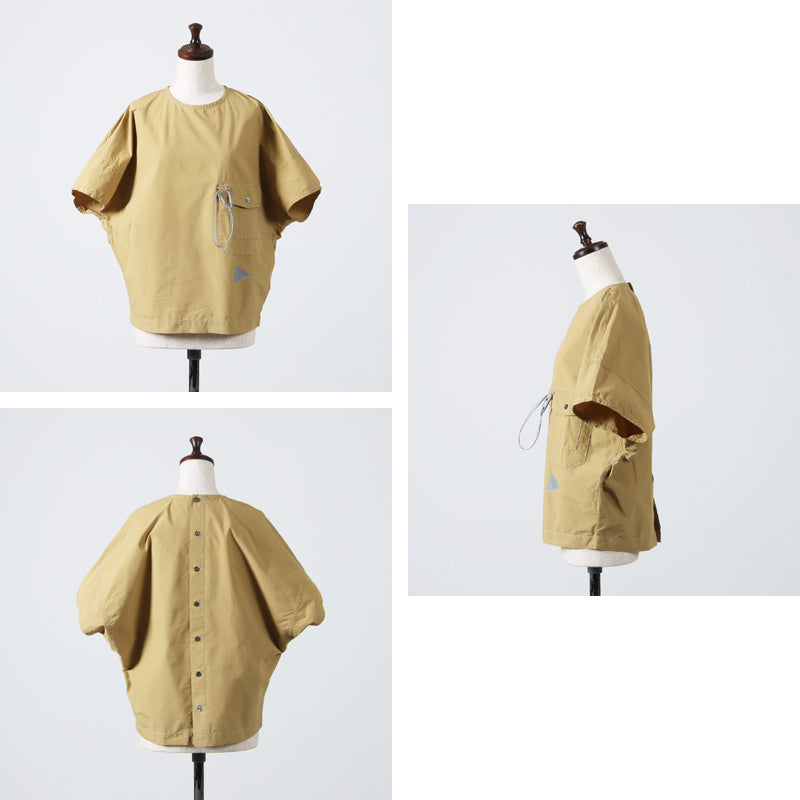 and wander(アンドワンダー) CORDURA typewriter SS pullover (W) 画像3
