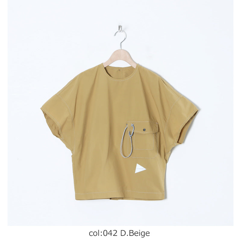 and wander(アンドワンダー) CORDURA typewriter SS pullover (W) 画像15