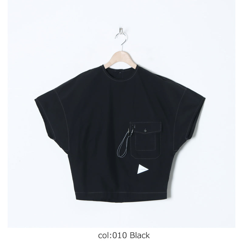 and wander(アンドワンダー) CORDURA typewriter SS pullover (W) 画像17