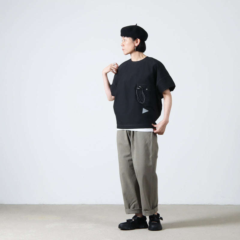 and wander(アンドワンダー) CORDURA typewriter SS pullover (W) 画像8
