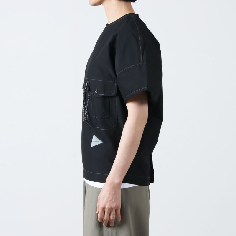 and wander(アンドワンダー) CORDURA typewriter SS pullover (W) 画像11