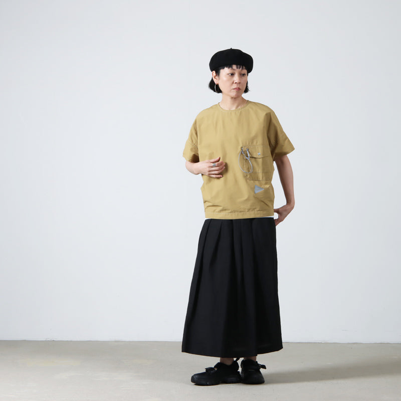 and wander(アンドワンダー) CORDURA typewriter SS pullover (W) 画像19