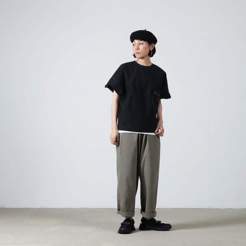and wander(アンドワンダー) CORDURA typewriter SS pullover (W) 画像21