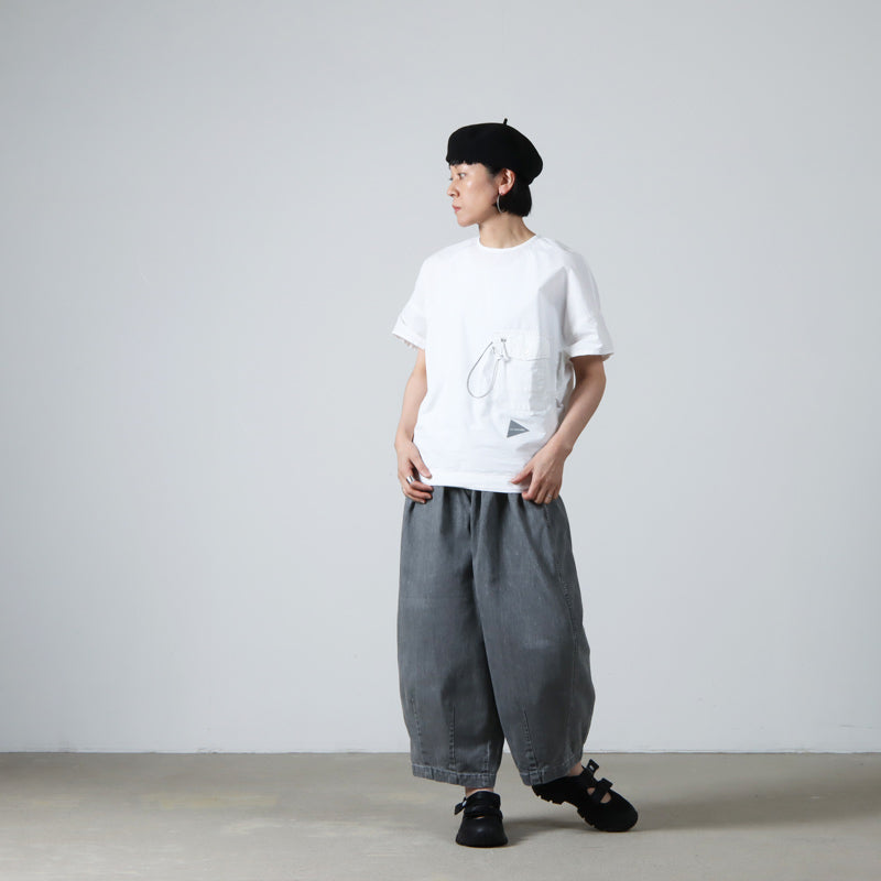 and wander(アンドワンダー) CORDURA typewriter SS pullover (W) 画像23