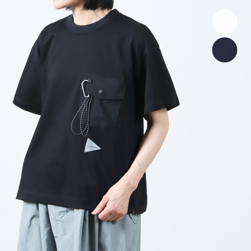 and wander(アンドワンダー) pocket T