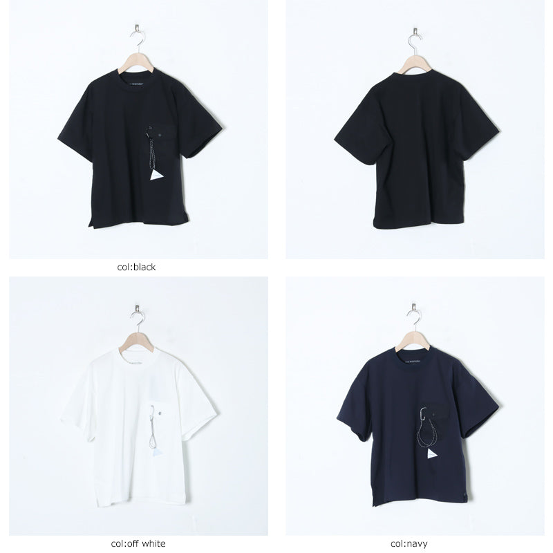 and wander(アンドワンダー) pocket T 画像2