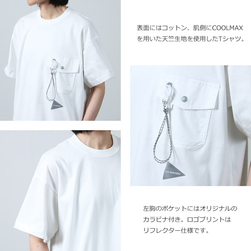 and wander(アンドワンダー) pocket T 画像4
