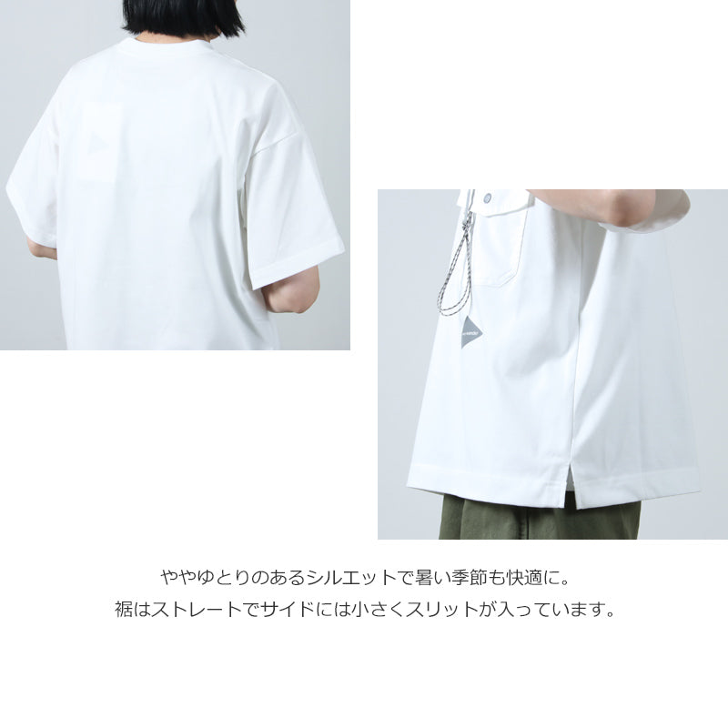 and wander(アンドワンダー) pocket T 画像5