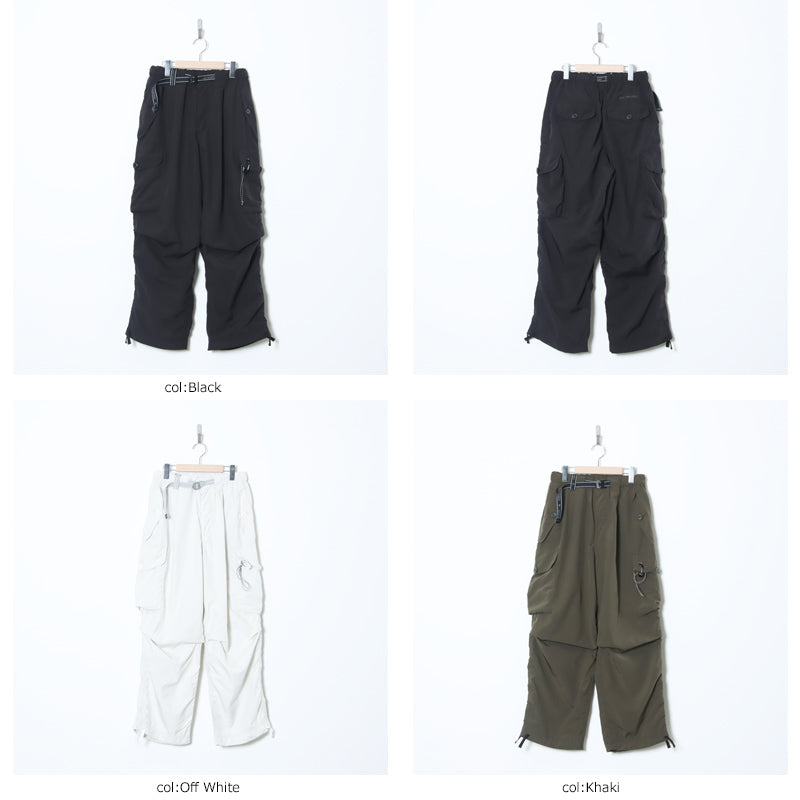 and wander(アンドワンダー) oversized cargo pants 画像2